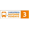 Ligne 3 Car'Express Bayonne - Hendaye