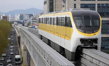 Daegu metro Line 3 exterior Daegu metro Line 3 exterior
