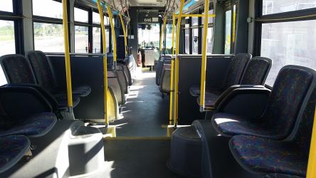 Bus interior Bus interior