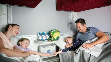 Nightjet couchette (bed compartment) Nightjet couchette (bed compartment)