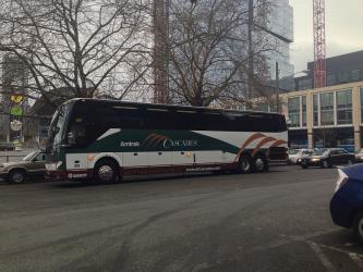 Amtrak Cascades connection bus Amtrak Cascades connection bus