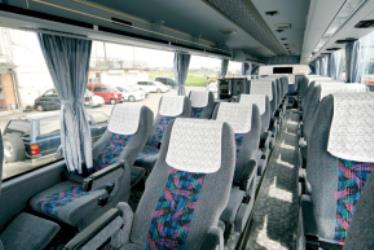 Bus interior Bus interior