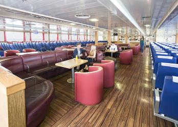 Seating on the standard ferry Cuidad de Malaga Seating on the standard ferry Cuidad de Malaga