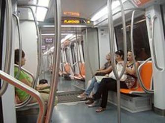 ATAC Roma Train Interior ATAC Roma Train Interior