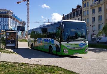 Iveco Mobidoubs car, Besançon-Viotte station Iveco Mobidoubs car, Besançon-Viotte station