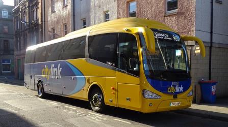 Scottish Citylink bus exterior Scottish Citylink bus exterior