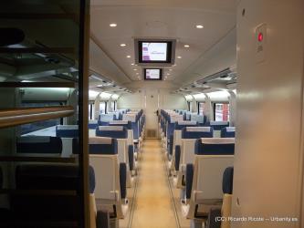 Regional train interior Regional train interior