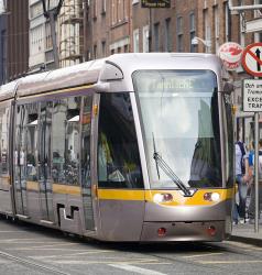 The LUAS - Dublin City Centre The LUAS - Dublin City Centre