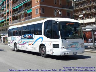 Interurban bus in Salerno