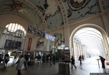 Luxembourg City Train Station interior