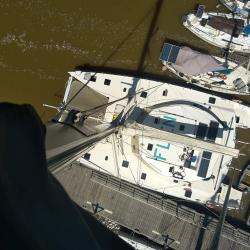 Upper sight of boats Upper sight of boats