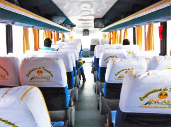 Bus interior Bus interior