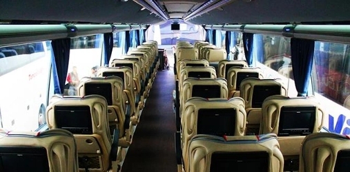 Bus interior Bus interior