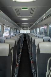 Intercity bus interior Intercity bus interior