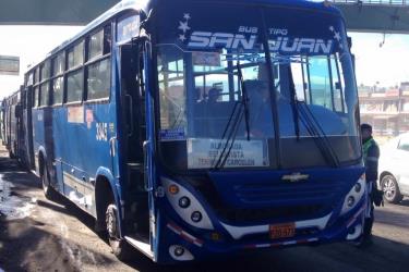 Bus exterior Bus exterior