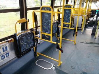 Bus interior Bus interior