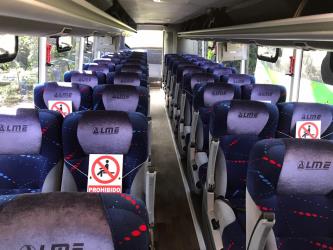 Bus interior Bus interior