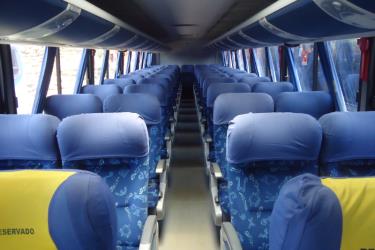 Bus interior Bus interior