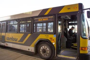 Bus entrance Bus entrance