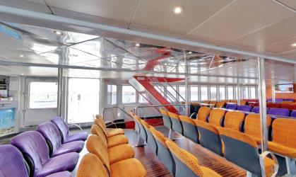 Interior of Rottnest Express Interior of Rottnest Express