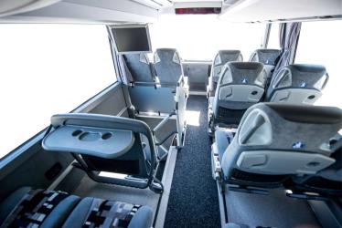 Bus interior Bus interior