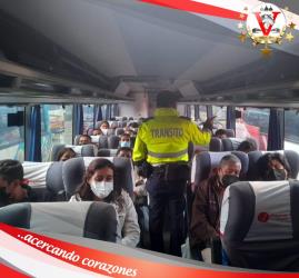 Bus interior Bus interior