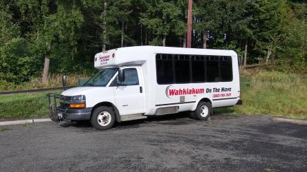 Wahkiakum On the Move bus exterior Wahkiakum On the Move bus exterior