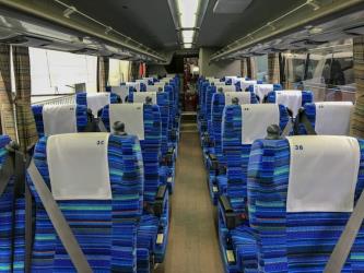 Bus interior Bus interior