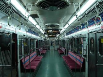 Train interior Train interior