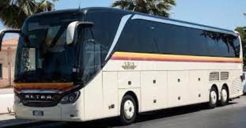 Bus side view Bus side view