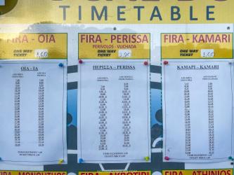 Island timetable Island timetable