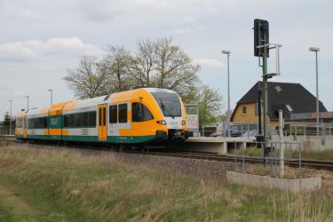 Stadler GTW on the line RB51 in Brandenburg