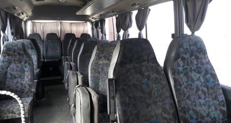 Bus interior Bus interior