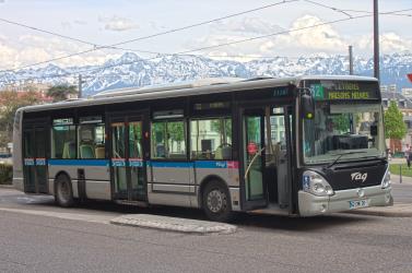 TAG Grenoble Bus Exterior TAG Grenoble Bus Exterior