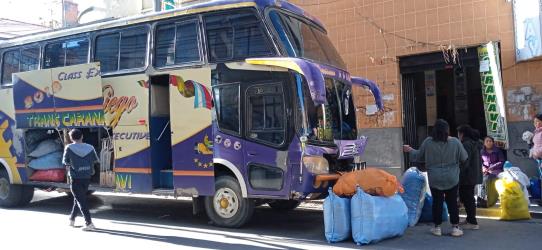 Bus exterior Bus exterior