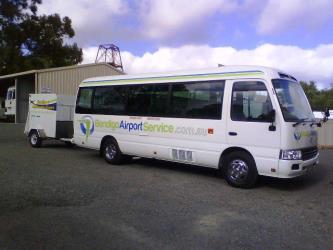 Minibus exterior Minibus exterior
