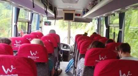 Bus interior Bus interior