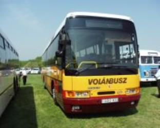 Volan Yellow and Maroon bus