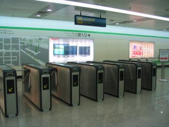 Shanghai Metro Gates Shanghai Metro Gates