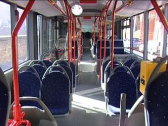 Bus interior Bus interior