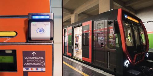 Contactless pay ticket machine Contactless pay ticket machine