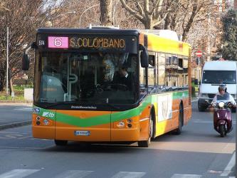 Bus in Bergamo, Italy Bus in Bergamo, Italy