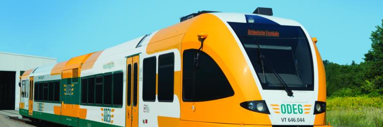 A GTW 2/6 ODEG train A GTW 2/6 ODEG train