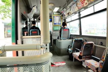 Bus interior Bus interior