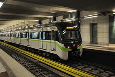 Athens Metro train Athens Metro train