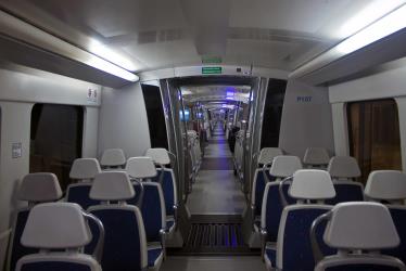 Interior of Airport Express Orange Line Interior of Airport Express Orange Line