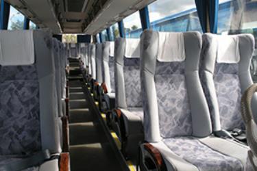 Bus interior Bus interior