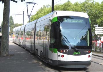 TAN Nantes Tramway Exterior TAN Nantes Tramway Exterior