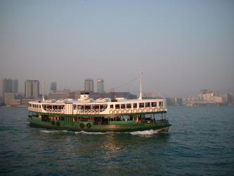 Star Ferry on Victoria Harbour Star Ferry on Victoria Harbour