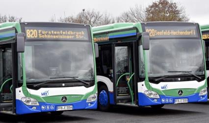 MVV regional bus front view MVV regional bus front view